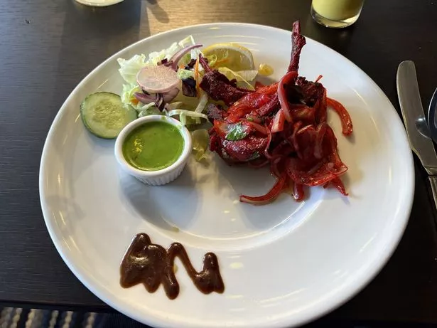 Juicy lamb ribs were probably the highlight of my meal