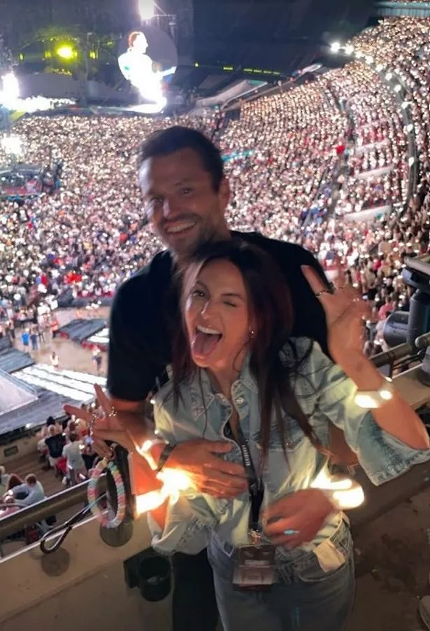 Mark and Michelle share adorable date night