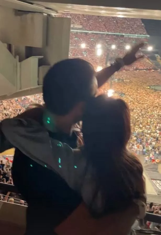 Mark Wright and Michelle Keegan enjoy Coldplay at Wembley stadium