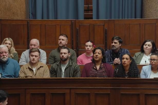 Jury members on Channel Four's The Jury