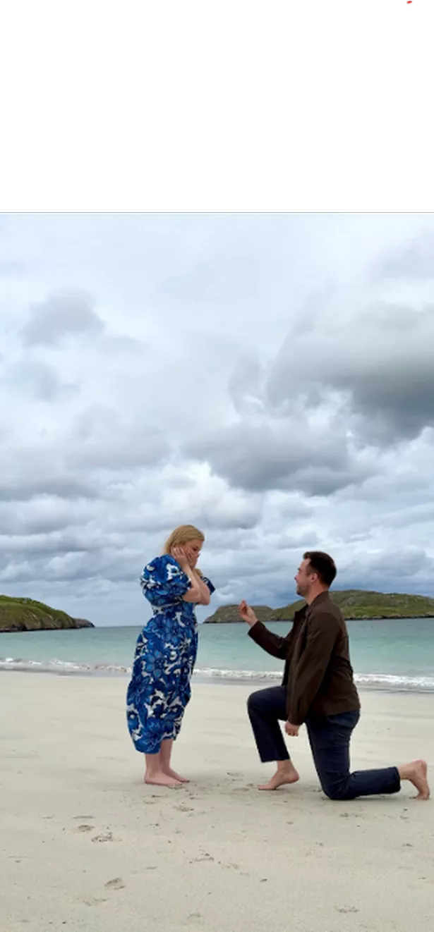 The proposal took place on the Isle of Lewis