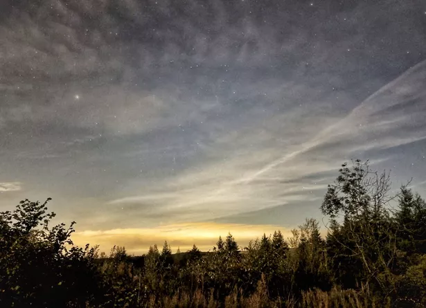 The Perseid meteor shower lit up the Welsh skies on Monday, August 11 
