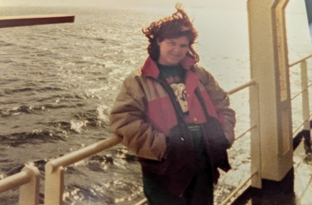 A cherished photograph of Simon Worthington's mum, Bernadette Lorna Worthington