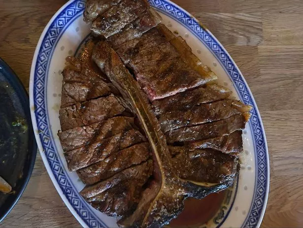 The t-bone steak at Mesen