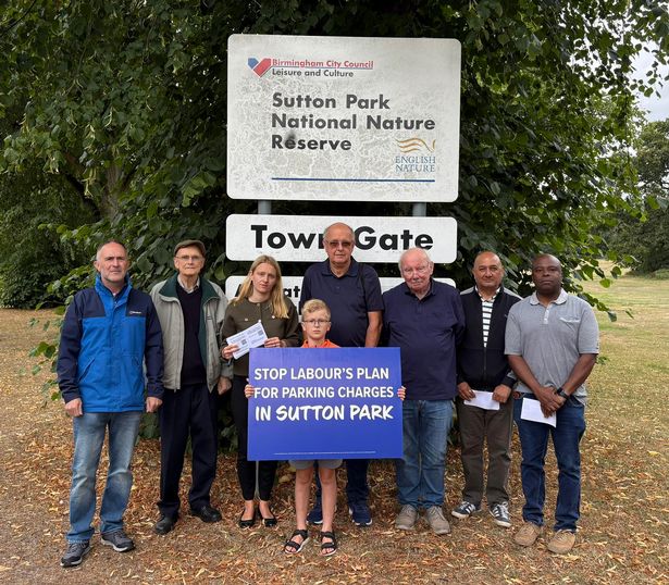 Sutton Coldfield Conservative councillors and campaigners have joined forces in opposition to Birmingham City Council's plans to charge motorists to park in Sutton Park 