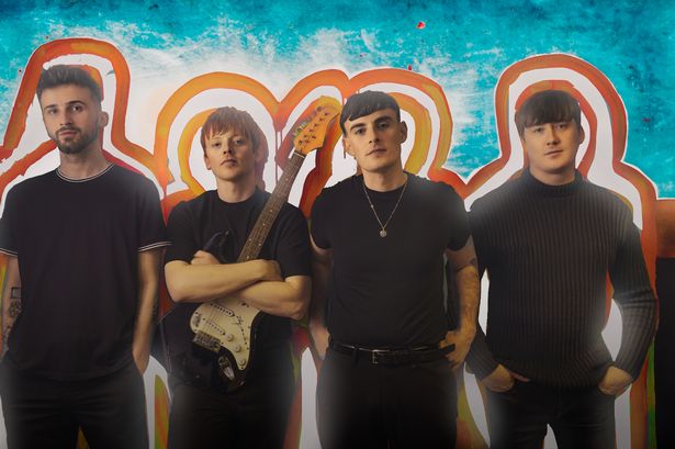 (L-R) Nathan Peers, Ryan Breslin Jamie Boyle and Dexter Baxter from The K's