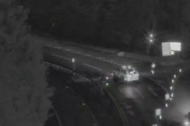 The M60 is shut