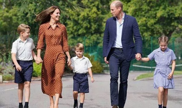 The Wales Family on their way to Lambrook school