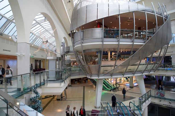 The Triangle shopping centre in central Manchester before it was redeveloped