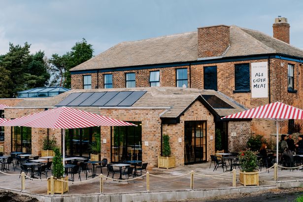 The pub now has a new extension and outdoor dining area