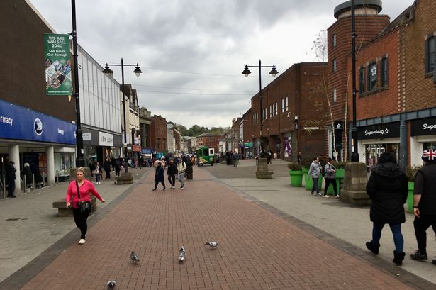 Park Street in Walsall Town Centre.