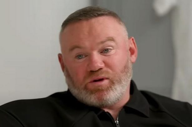 Wayne Rooney speaking during an interview