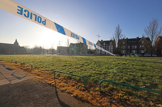 A police cordon remains in place on Edge Lane