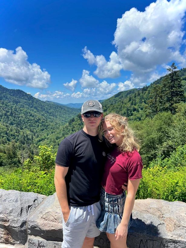 It was Grace's first time away with her boyfriend's family