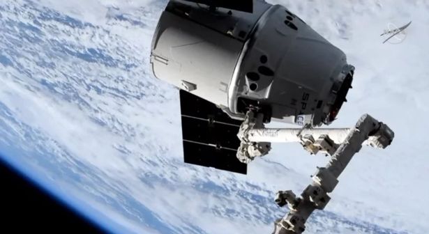 While the devices were identical, one of the satellites is actually attached to the International Space Station.