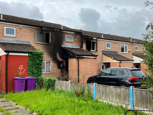 House fire on Carlingford Close