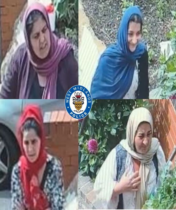 Police want to trace these four women in connection with a distraction burglary