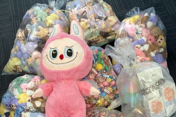 Counterfeit Labubu-style dolls seized in Lancashire