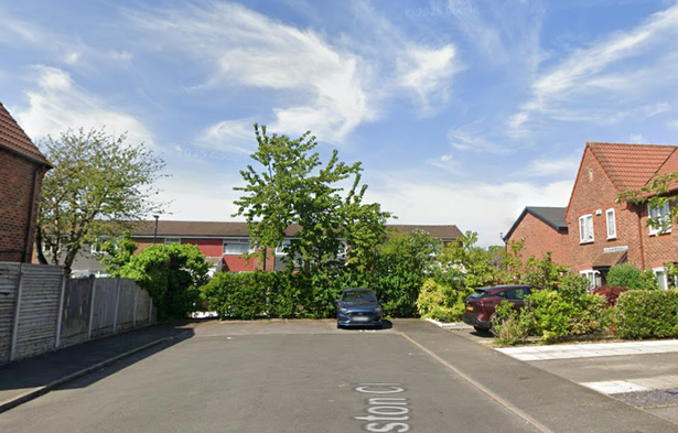 Kingston Close in Sale, where the incident took place
