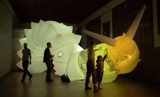 The giant snail is taking to the streets of Manchester this weekend
