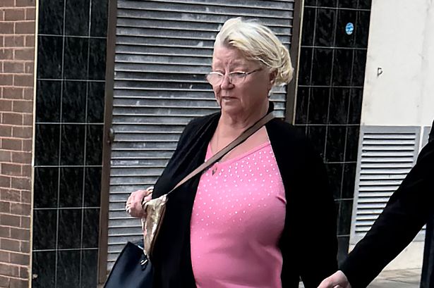 Susan Pearson outside court