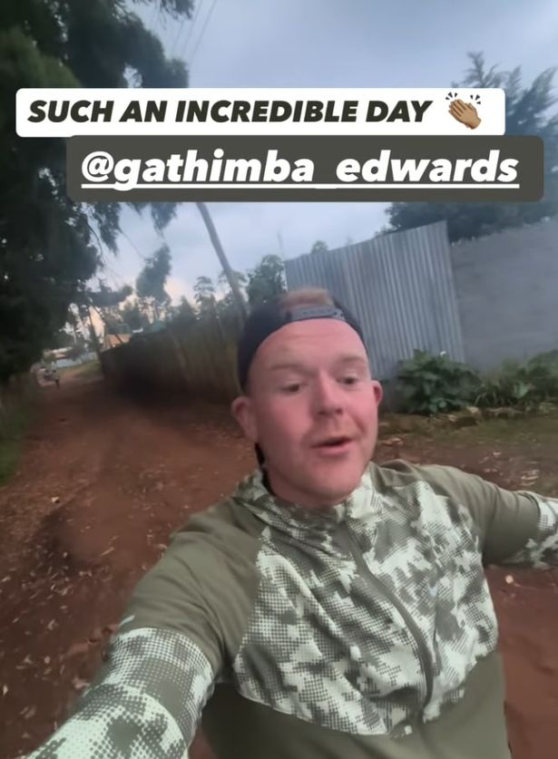 Colson Smith is currently in Kenya after leaving Coronation Street