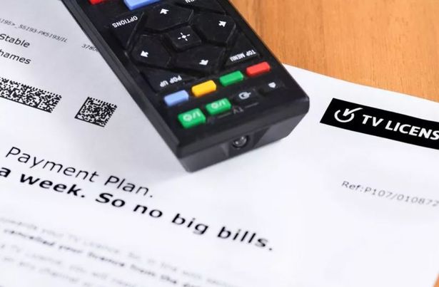  In this photo illustration a TV Licence application form is displayed 