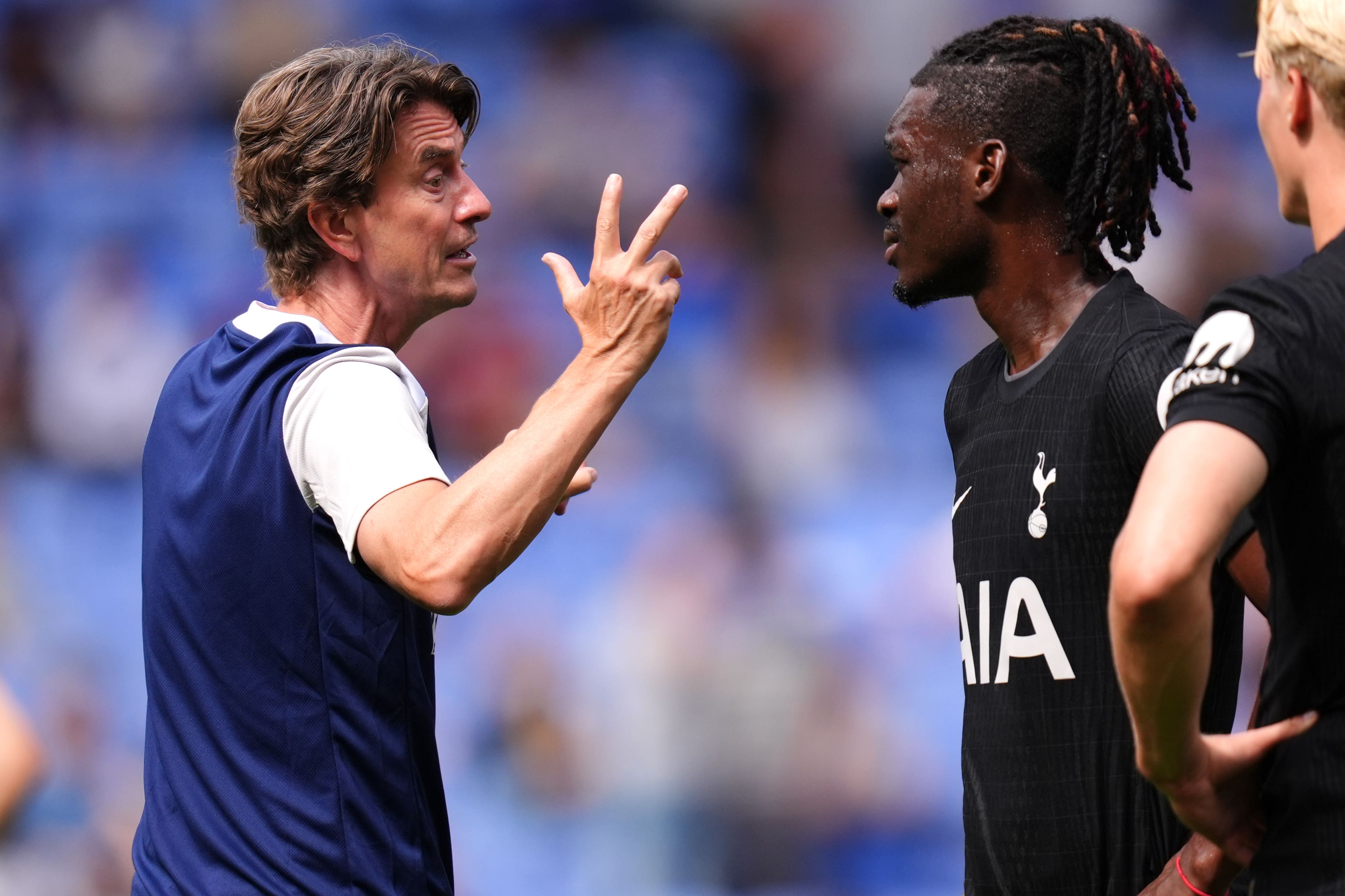 Thomas Frank has lost patience with Yves Bissouma (John Walton/PA)