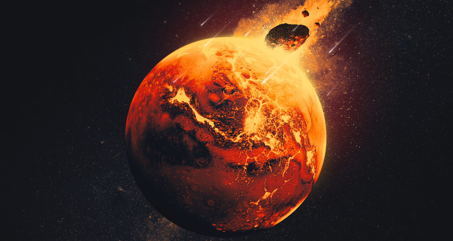Artist's concept of an asteroid