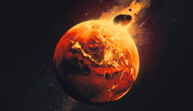 Artist's concept of an asteroid