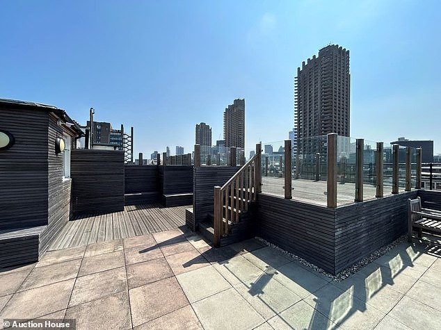Wow views: A stunning communal roof terrace at Florin Court in London