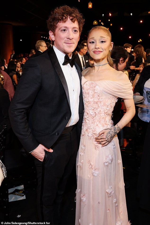 The siren with boyfriend Ethan Slater at The 31st Annual Screen Actors Guild Awards in Los Angeles in February