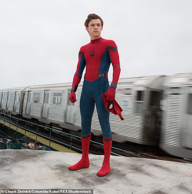 Holland has lately been filming Spider-Man: Brand New Day in Glasgow, Scotland; pictured in 2017's Spider-Man: Homecoming