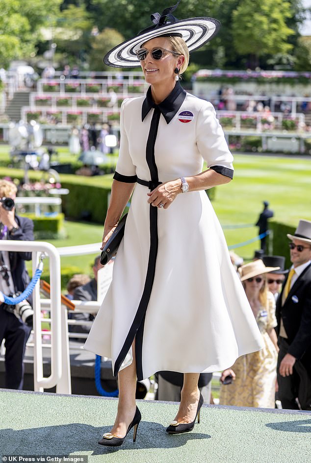 Continuing the royal theme, Zara Tindall, granddaughter of the late Queen, came seventh because, says the society bible, her 'wardrobe hits have been nothing short of spectacular'