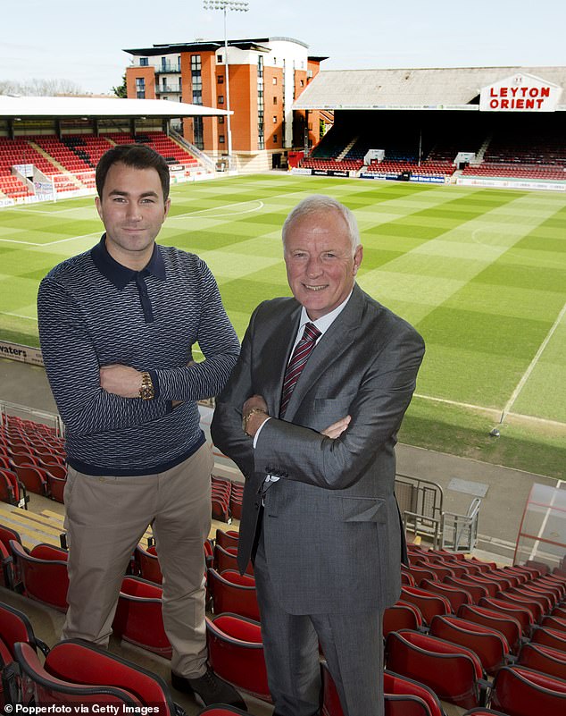 Hearn has some experience in the sport, having worked with his father Barry, who was the chairman of Leyton Orient for 19 years between 1995 and 2014