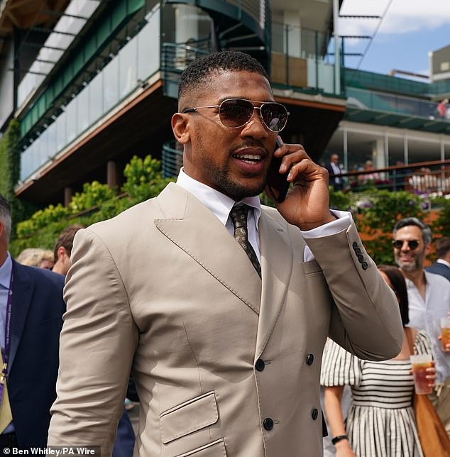 Anthony Joshua has hinted at a future career in football agency, teasing a joint venture with his boxing promoter Eddie Hearn