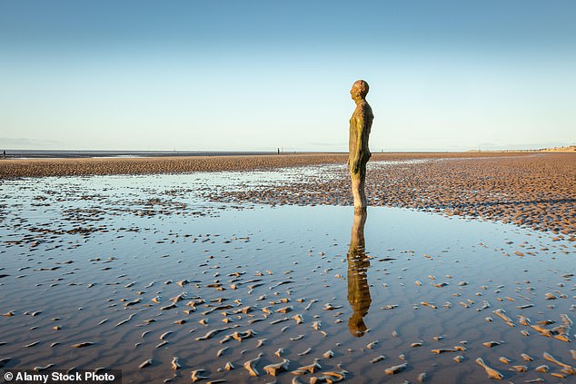 Liverpool’s Crosby Beach has fantastic views of the Wirral and North Wales but is probably best known for the Another Place sculpture by Antony Gormley