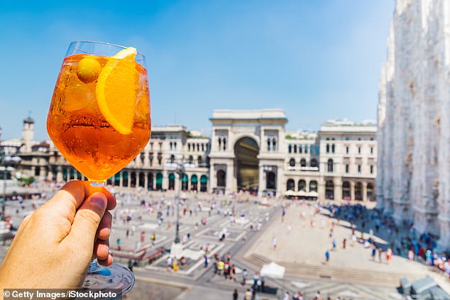 Over a tenth of respondents say they most enjoy sipping on Aperol sundowners in Europe