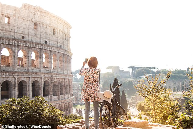 In terms of activities and sightseeing, a fifth of Brits say they enjoy exploring Roman ruins, while 18 per cent shared an appreciation for Greek island sunsets
