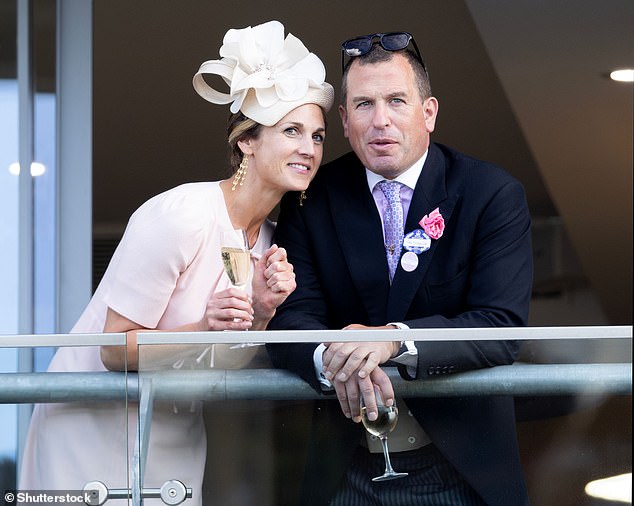 Peter and Harriet enjoy a drink and a chat at Ascot in 2024