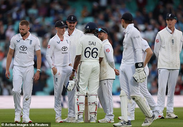 Fifteen wickets fell on Friday, including that of Sai Sudharsan, who did not depart quietly