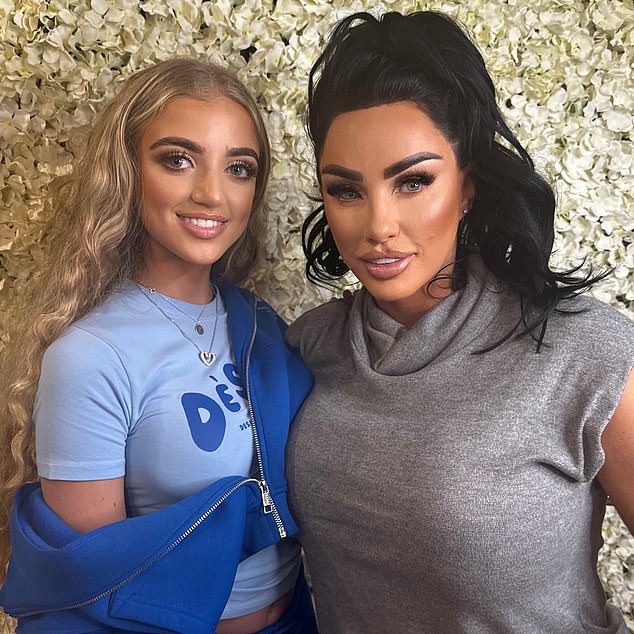 Katie Price (pictured with daughter Princess) and Kerry Katona have confessed that they want their teenage daughters to go on ITV's flagship show Love Island