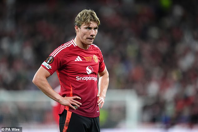 Man United viewed Sesko as a possible upgrade for struggling Danish striker Rasmus Hojlund