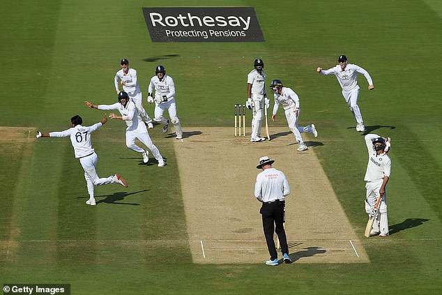 Mohammed Siraj was bowled on the final day at Lord's as India tried to pull off an extraordinary victory