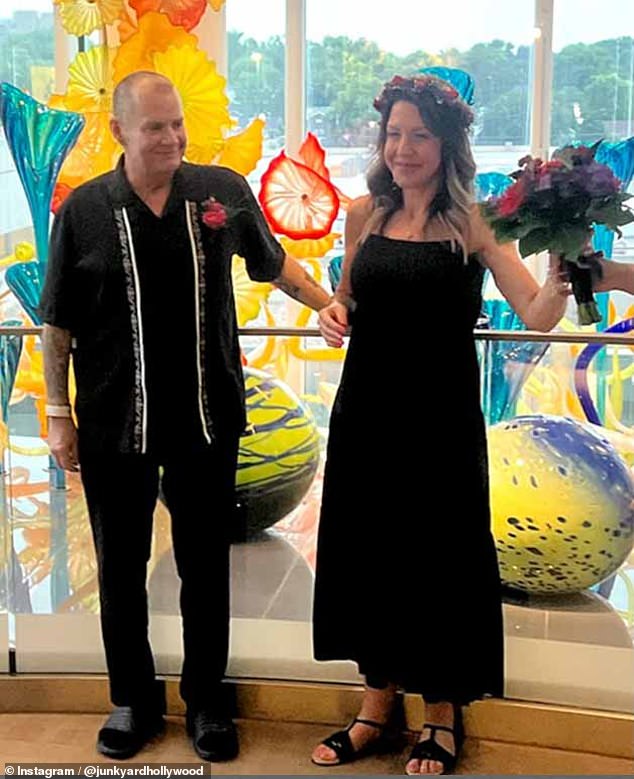 Just two weeks ago, Roach married his wife Jennifer in an intimate ceremony