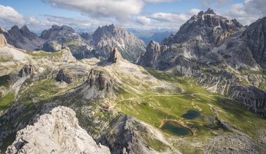 The 60-year-old found himself in danger as he came across an avalanche on a mountain path near the San Vito di Cadore in the Belluno area of the Dolomites