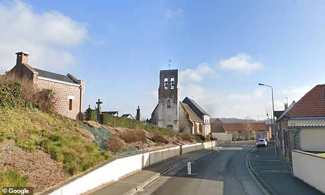 The gruesome discovery was made on Monday morning in the small village of Pont-de-Metz in northern France