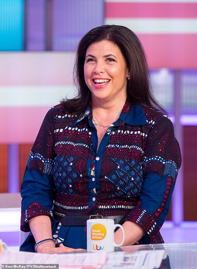 Kirstie Allsopp has been complaining about children having too much screen time... on a small screen of her own
