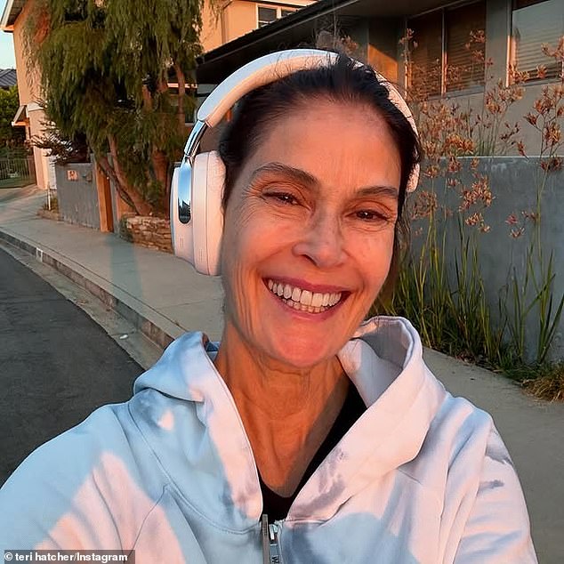 The Emmy-nominated actress - who boasts 1.6M social media followers - wrote: 'Every line [is] a story of real human effort, successes, and flaws'