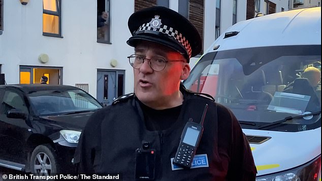 Chief Inspector Nick Brandon, pictured, said: 'The public's safety is our number one priority, and we work tirelessly throughout the year and around the clock to keep the travelling public safe'